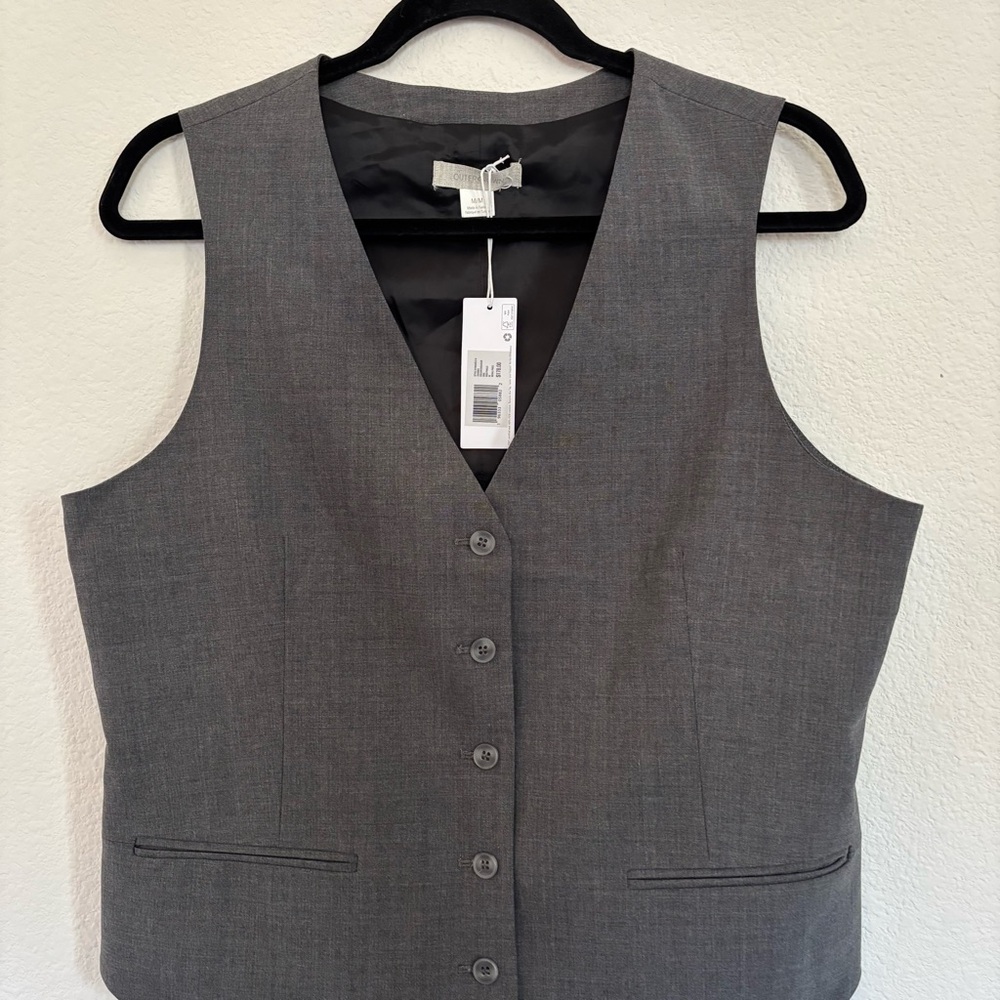 Outerknown Virgin Wool Parker Vest NWT